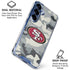 NFL San Francisco 49ers Camo Galaxy S25 Clear Case